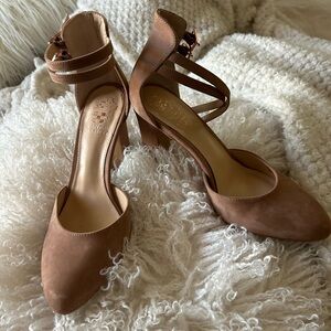 Vince Camuto Suede Women's Heels in Camel